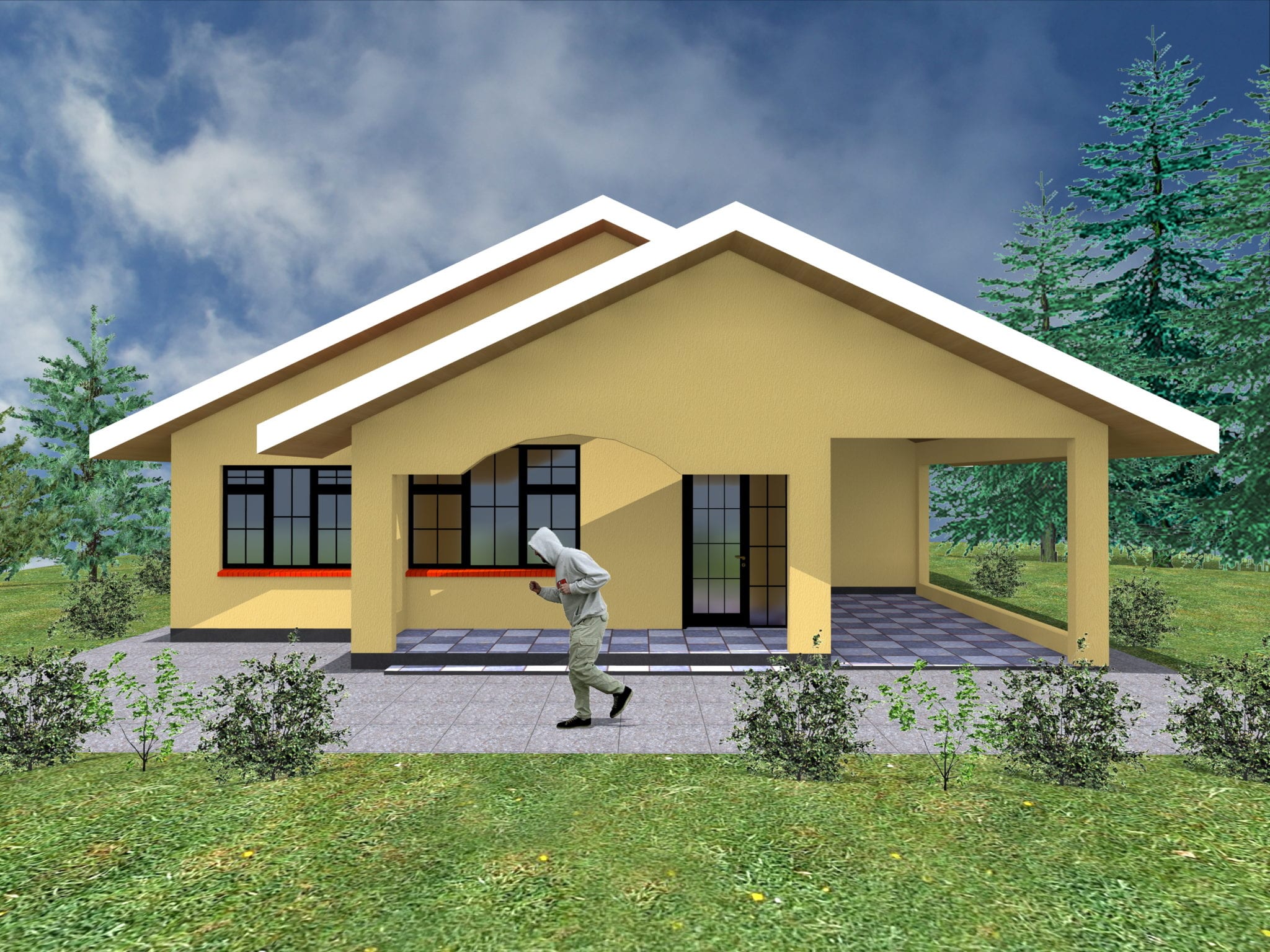 Simple 3 Bedroom House Plans With Garage, Small 3 Bedroom House Plans With Garage