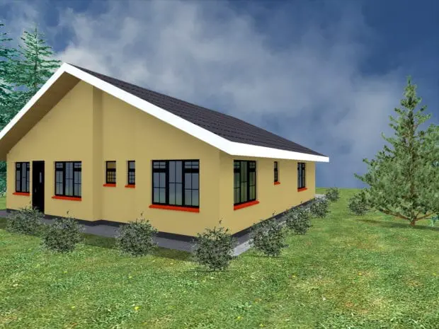 Simple 3 bedroom house plans without garage