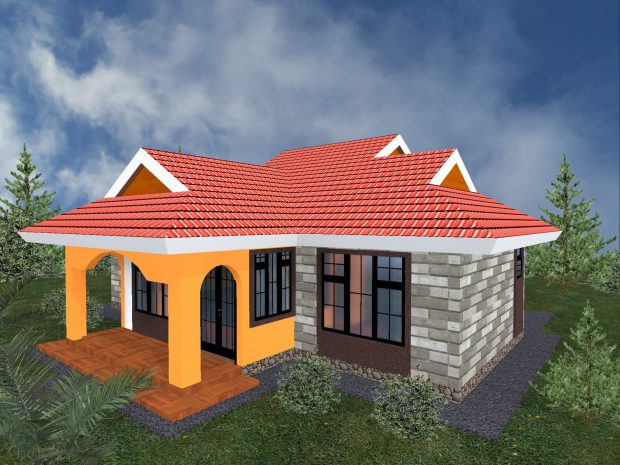 Simple 3 bedroom house plan