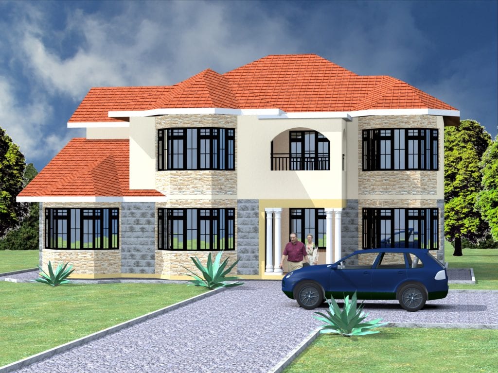 5 Bedroom Maisonette House Designs In Kenya HPD Consult