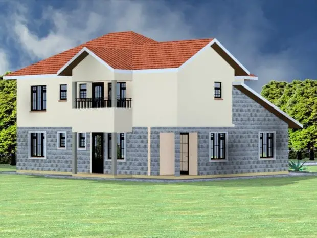 4 Bedroom Maisonette House Designs in Kenya|HPD Consult