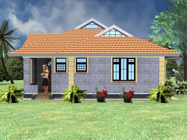 Simple three bedroom house plans