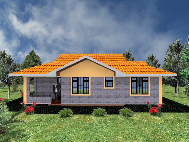 3 bedroom floor plan bungalow