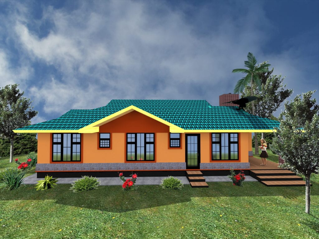 Simple One Storey House Design with Master en suited | HPD Consult