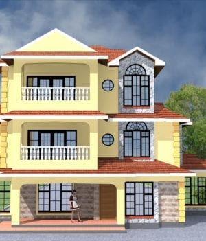 4 Bedroom Maisonette House Designs in kenya