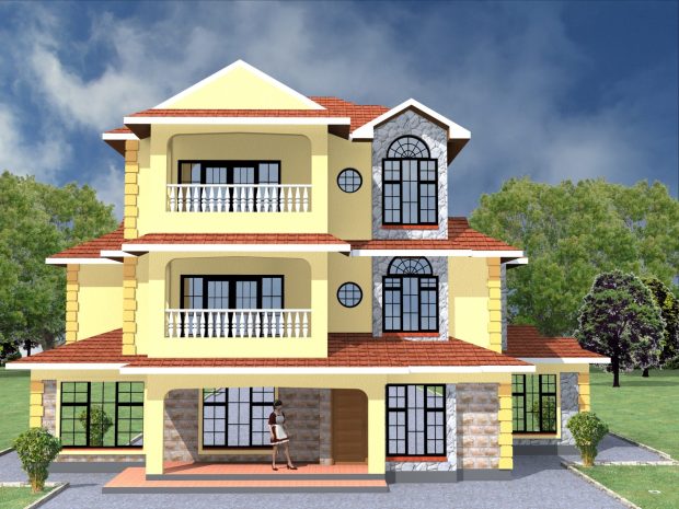 4 Bedroom Maisonette House Designs in kenya