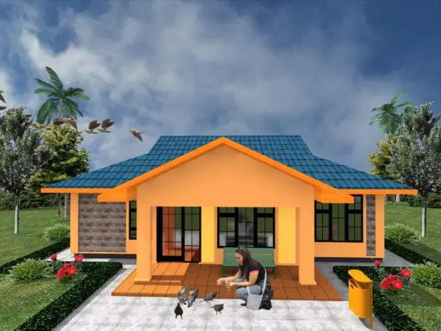 3 Bedroom House Designs in Kenya