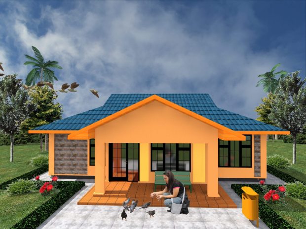 3 Bedroom House Designs in Kenya