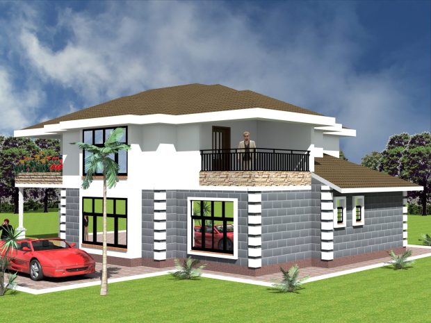 4 Bedroom Maisonette House Plan