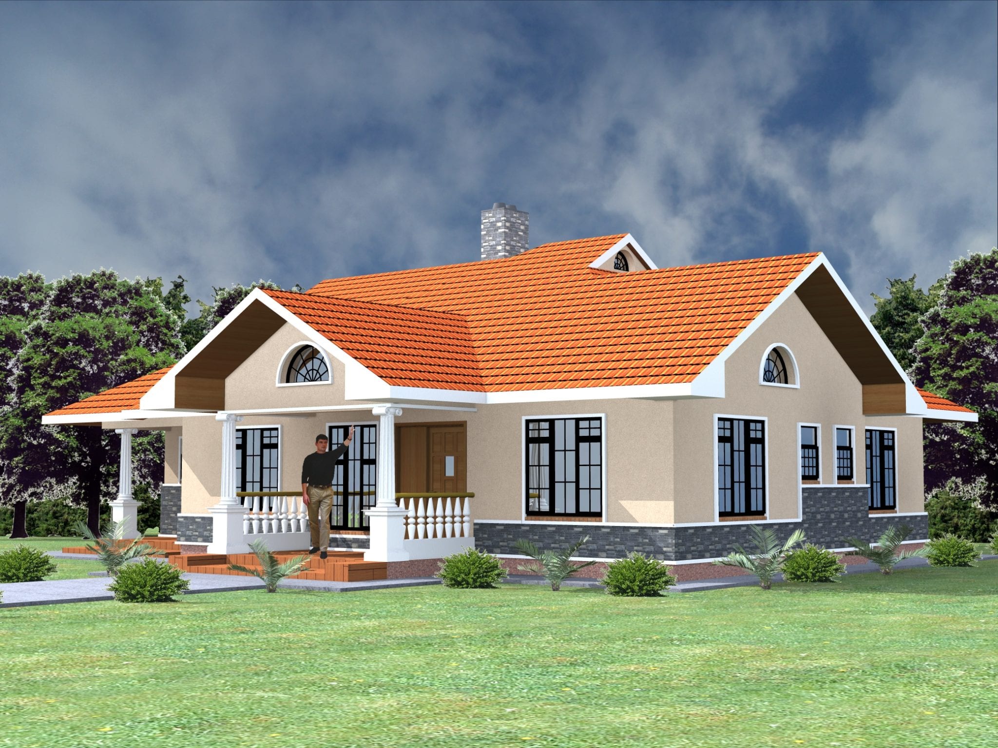 Three Bedroom Bungalow House Plans In Kenya HPD Consult