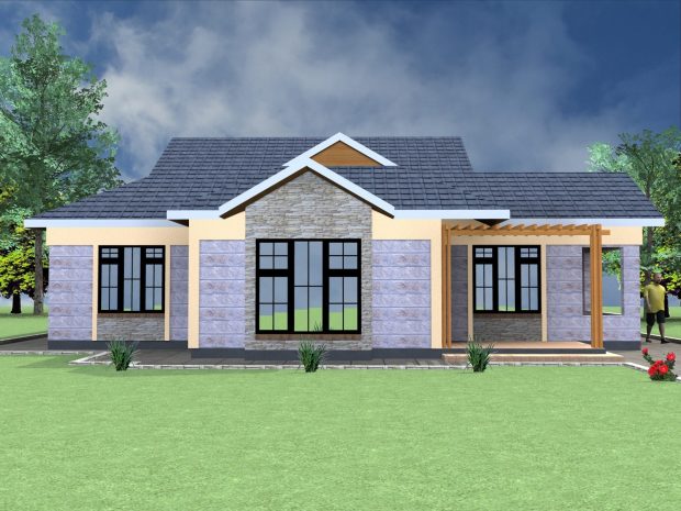 4 Bedroom bungalow architectural design