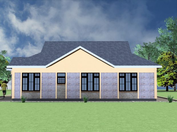 4 Bedroom bungalow architectural design