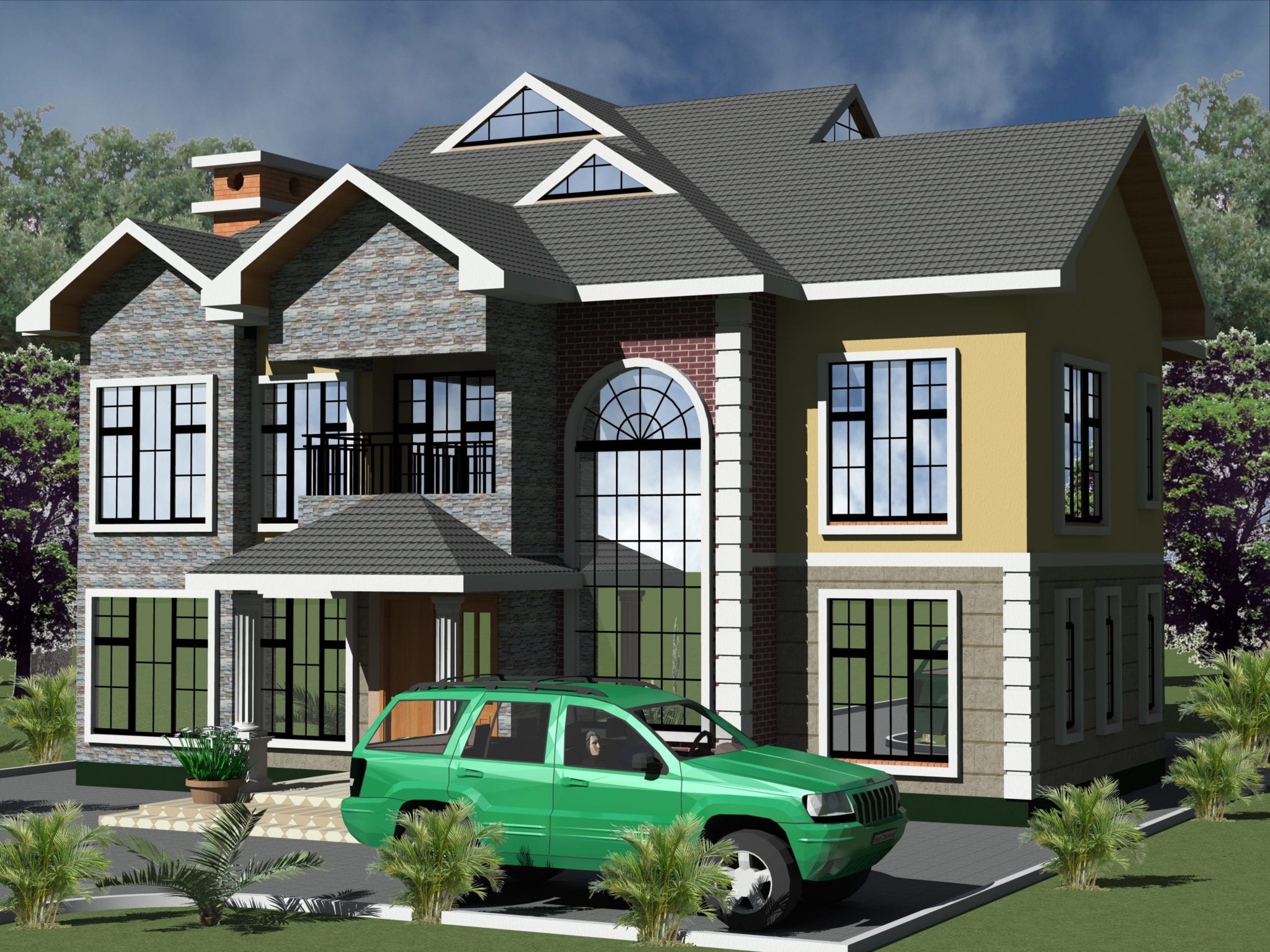 4 Bedroom House Plans One Story Designs Hpd Consult