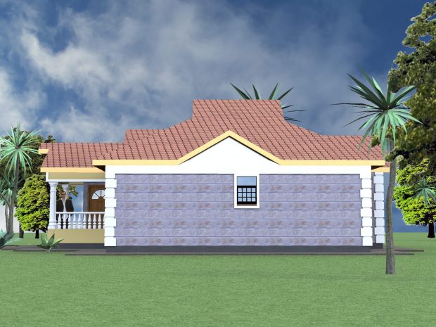 simple 3bedroom house plan