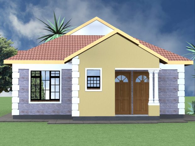 Simple 3 Bedroom House Plan | HPD Consult