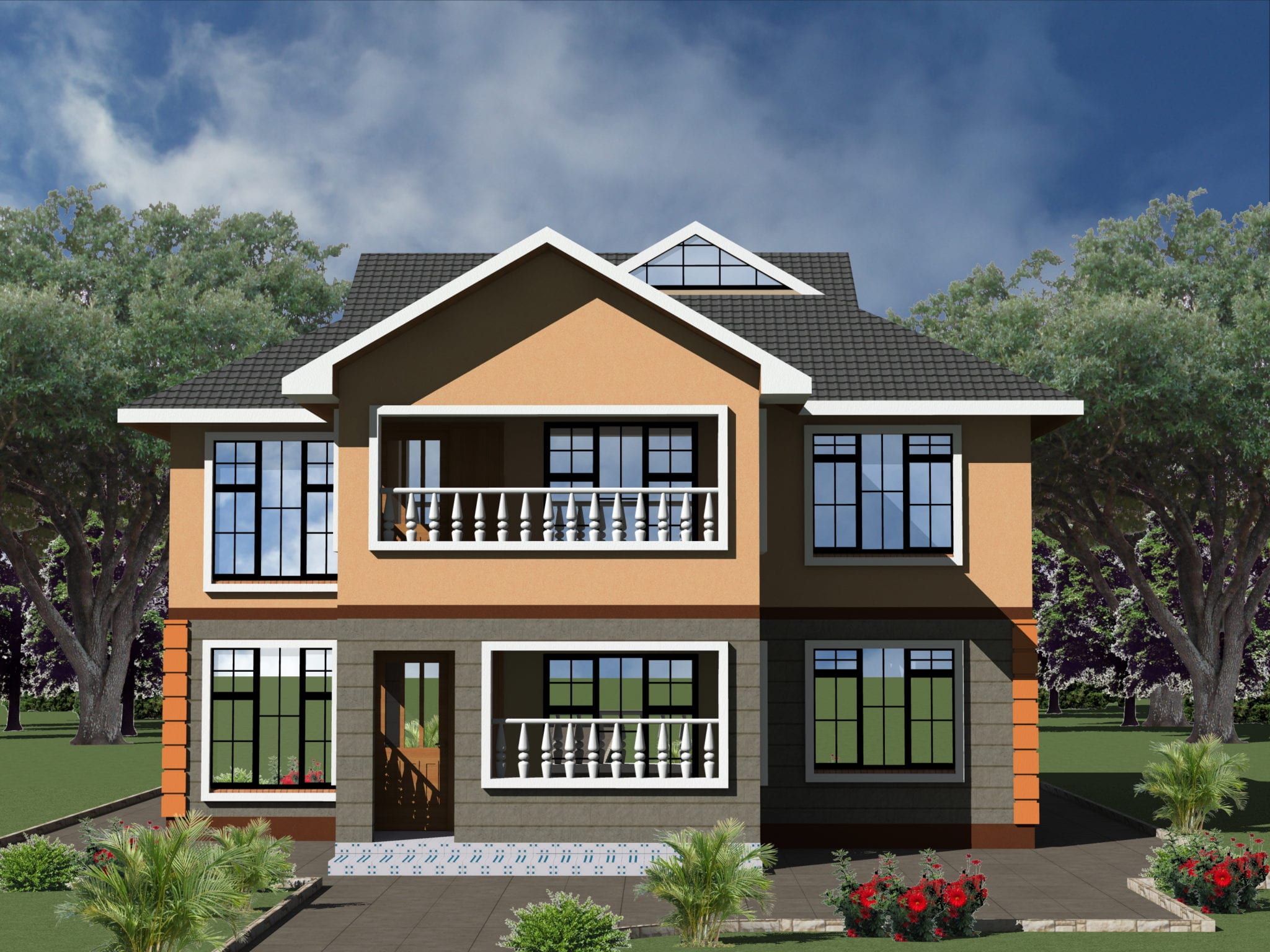 Stylish 5 Bedroom Maisonette House Plans Design Hpd Consult Adroit architecture creative sustainable design solutions for your building projects by architects in kenya. 5 bedroom maisonette house plans design