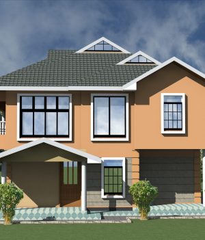 4 Bedroom Maisonette House Plan