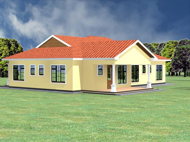 Four bedroom house plan in Kenya