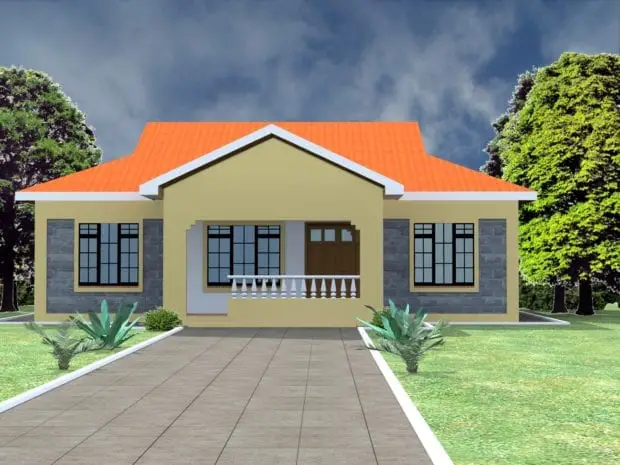 3 Bedroom House Plan In Kenya From The