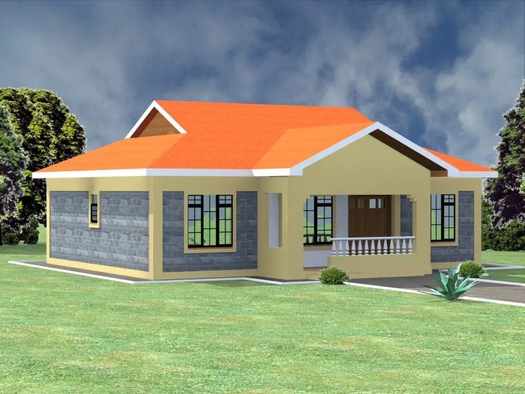Top Low Cost Simple 3 Bedroom House Plans In Kenya Most Popular – New