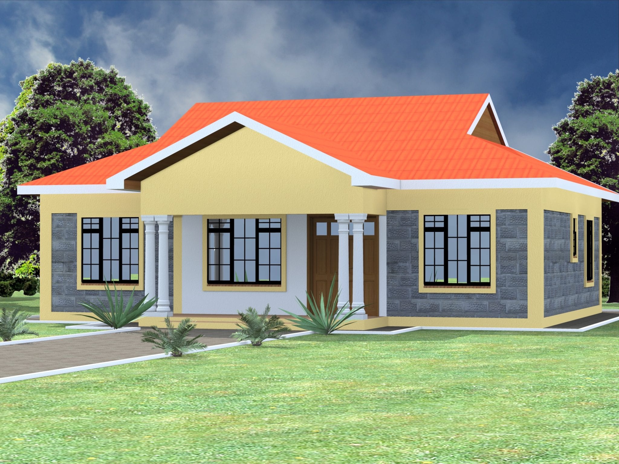 Modern Three Bedroom House Plans In Kenya - House Design Ideas