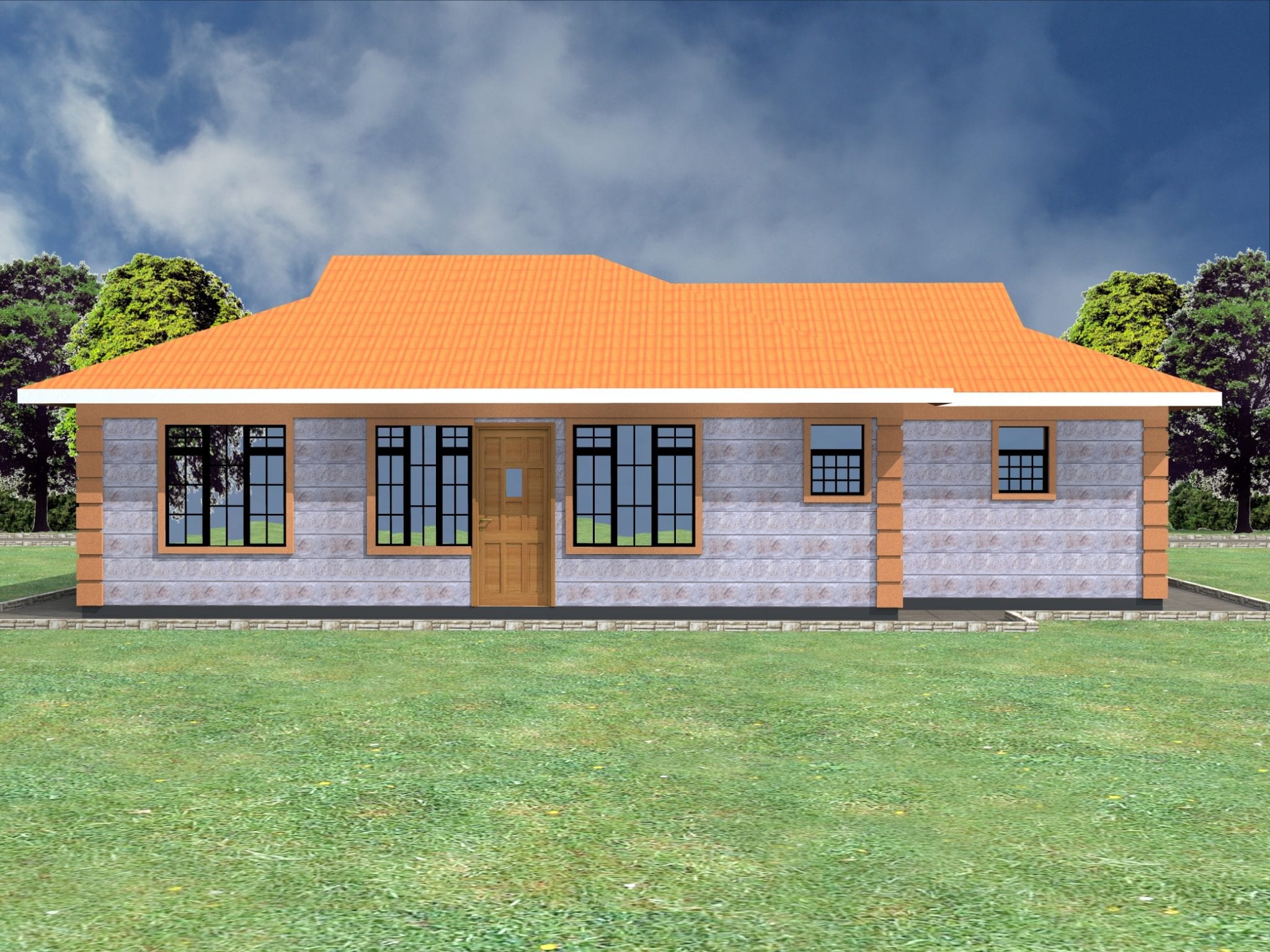 Simple 3 bedroom house plans in kenya |HPD Consult