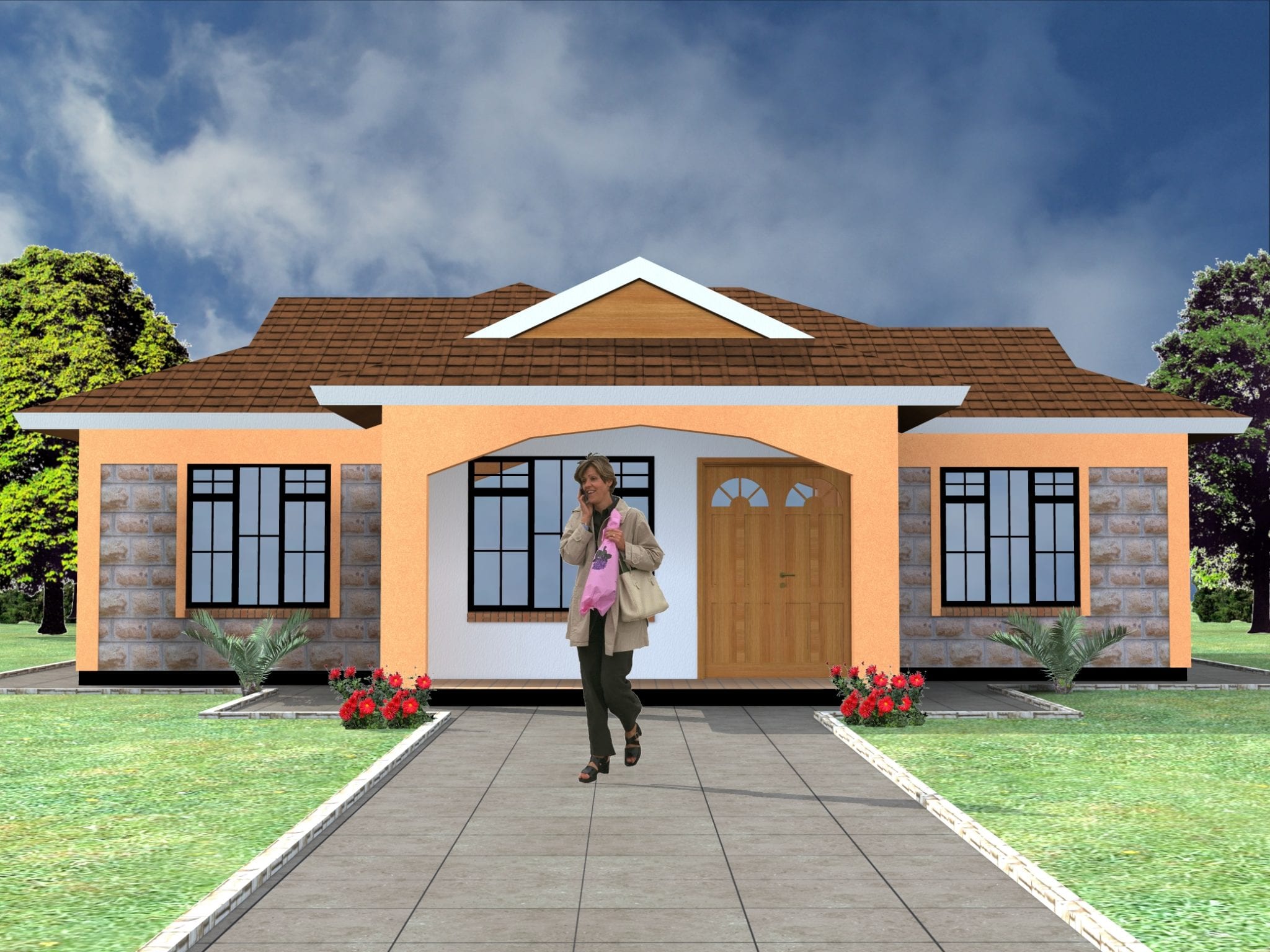 3 bedroom house plan drawing - amelakr