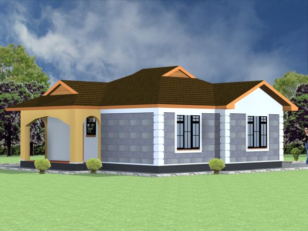 Simple 2 Bedroom Design 1136 B - Image 4