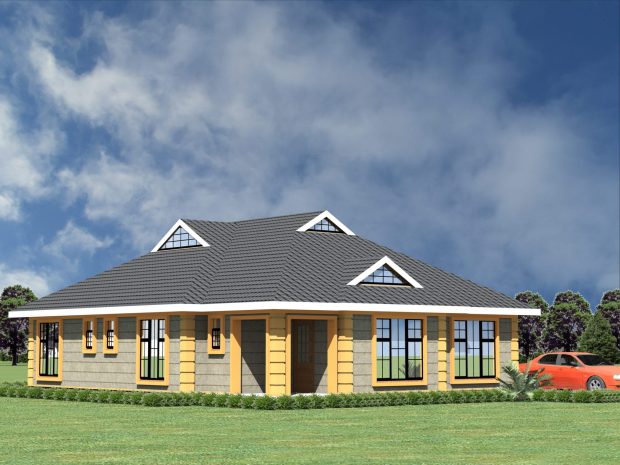 3 Bedroom Design 1156B - Image 3