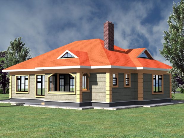 3 Bedroom house designs with view pictures