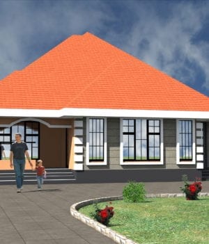4 Bedroom house plan in Kenya