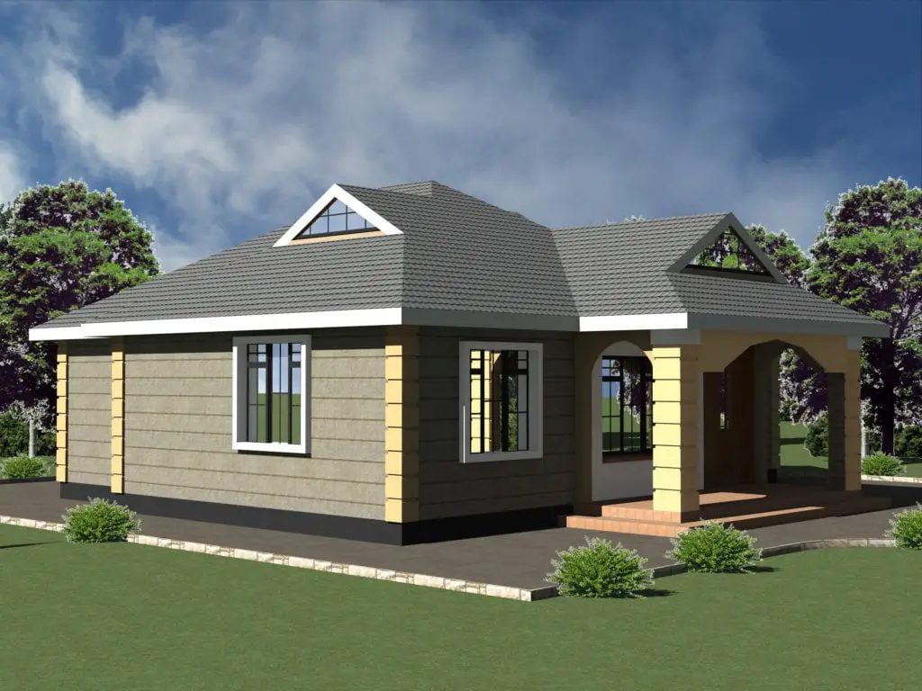 Low Budget Modern 3 Bedroom House Design  HPD Consult
