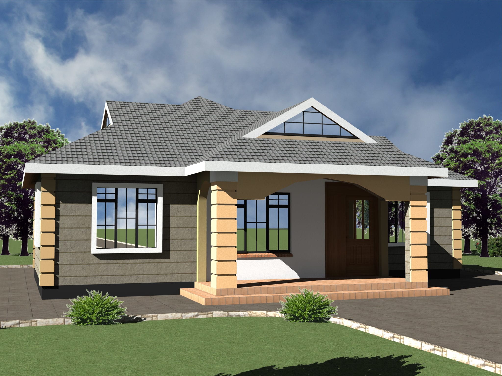 Low Budget Modern 3  Bedroom  House  Design  HPD Consult