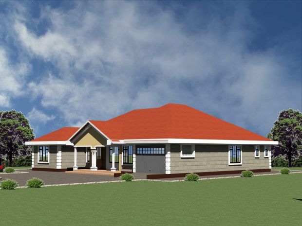 4 Bedroom Modern House Plans