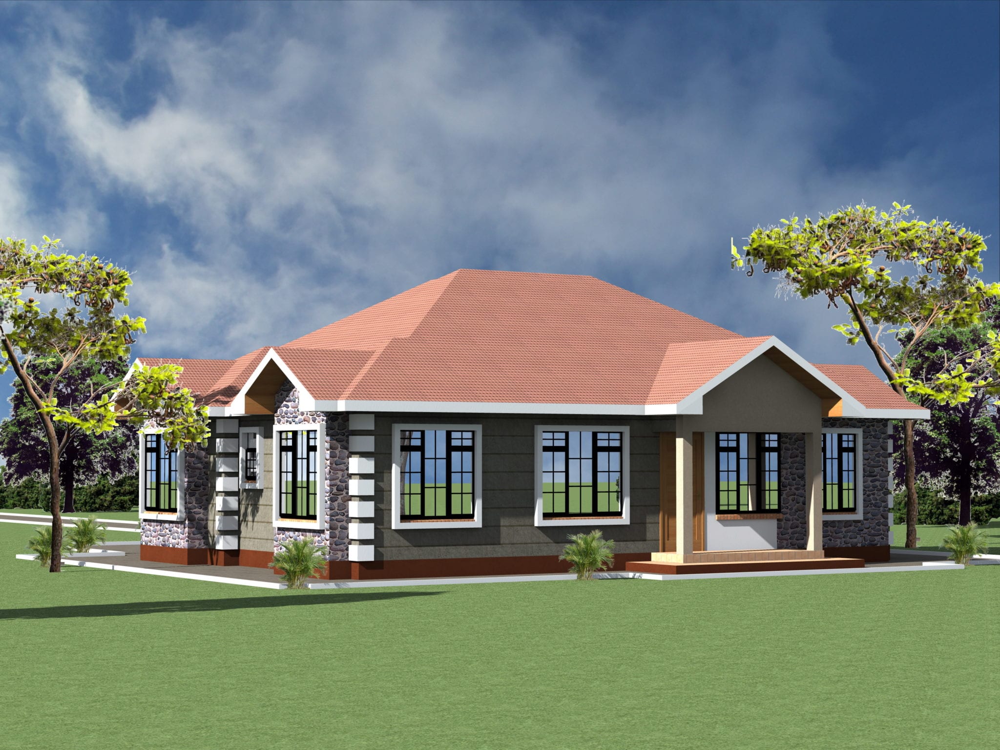 Bungalow Style House Plan - 4 Beds 2.5 Baths 2427 Sq/Ft Plan #117-736 -  Eplans.com