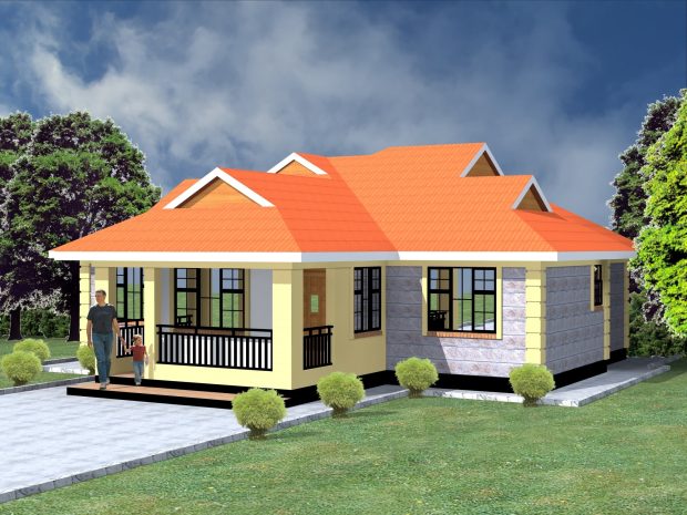 3 Bedroom bungalow house