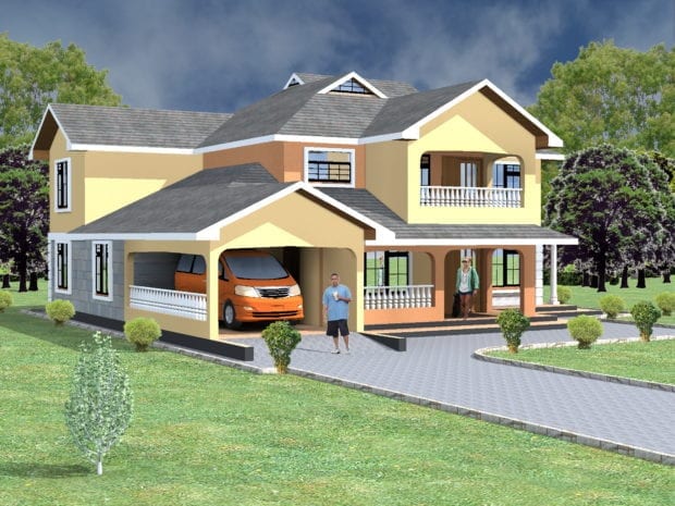 Maisonette House Plans 4 Bedroom in Kenya | HPD Consult