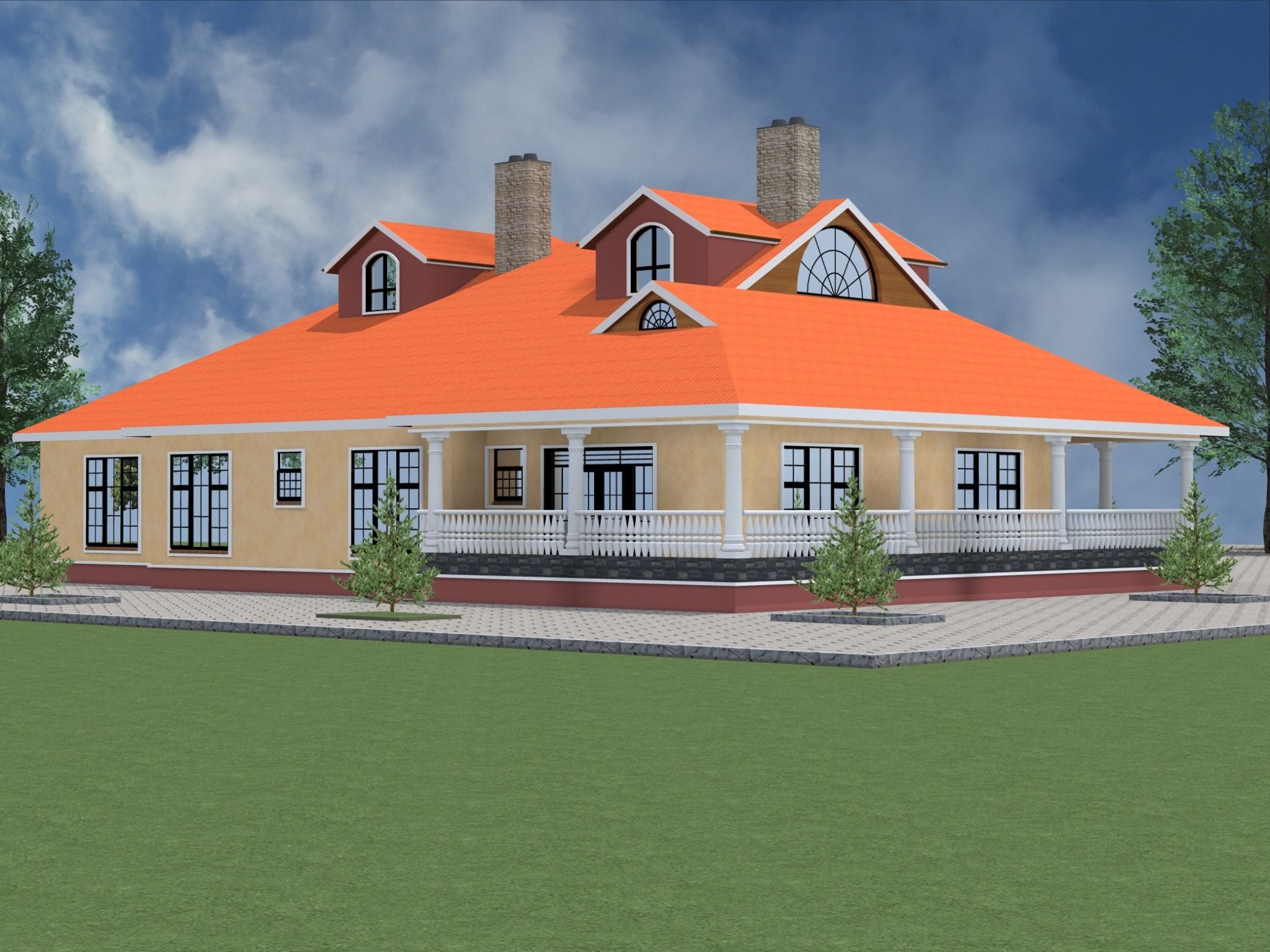 Palatial 5 Bedroom House Design Plan HPD Consult