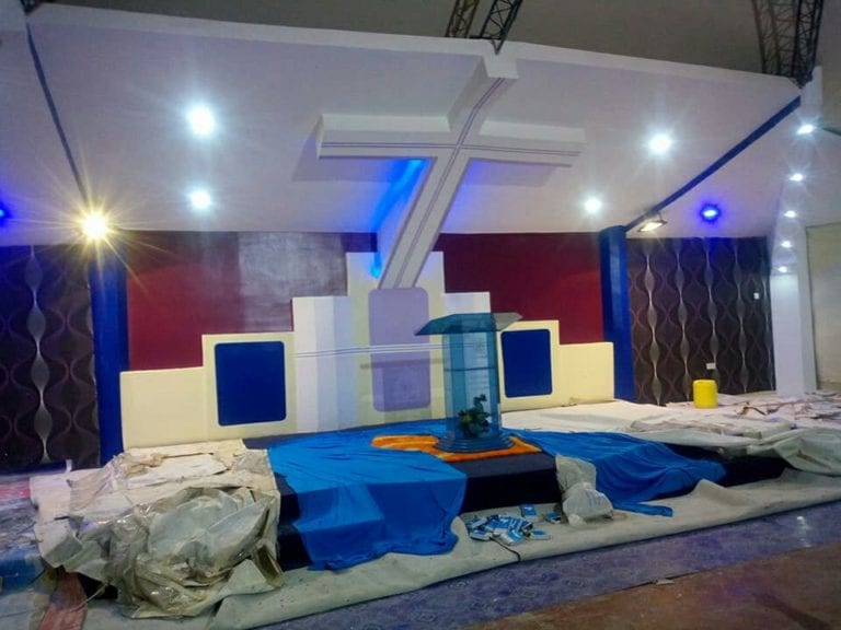 Church Ceiling Design; Gypsum Design Ceiling Ideas for Sanctuary/Altar