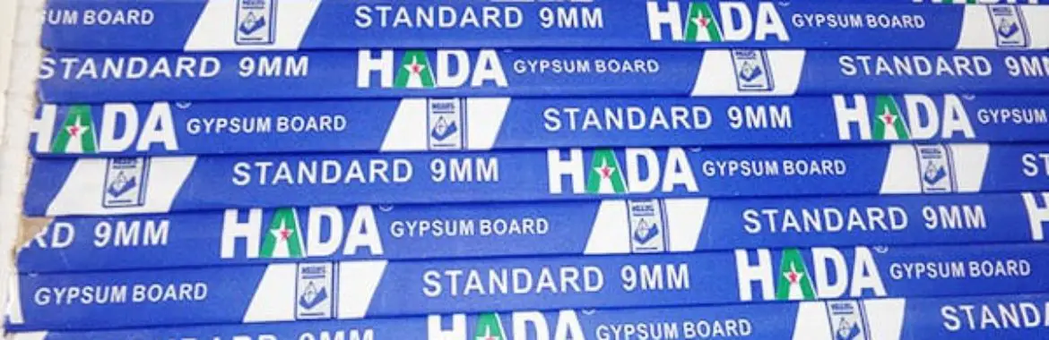 Gypsum Boards in Kenya (Delivered at the site)