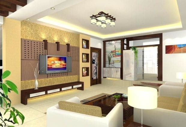 30 BEST Modern Gypsum Ceiling Designs for Living room | HPD Consult