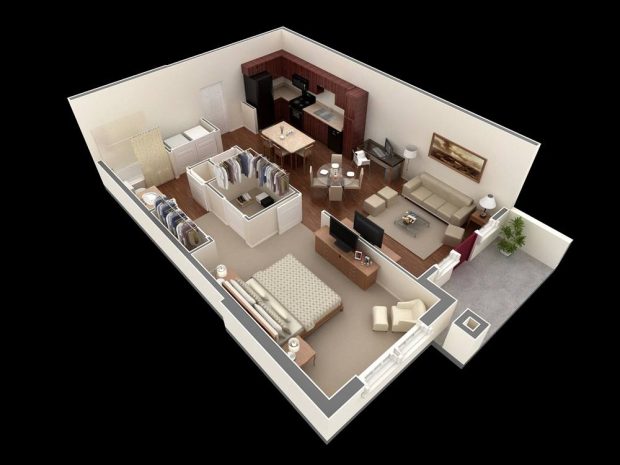 30 Best One bedroom house plans. Check Here | HPD Consult