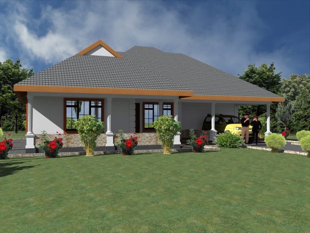 4 Bedroom Bungalow Floor Plan