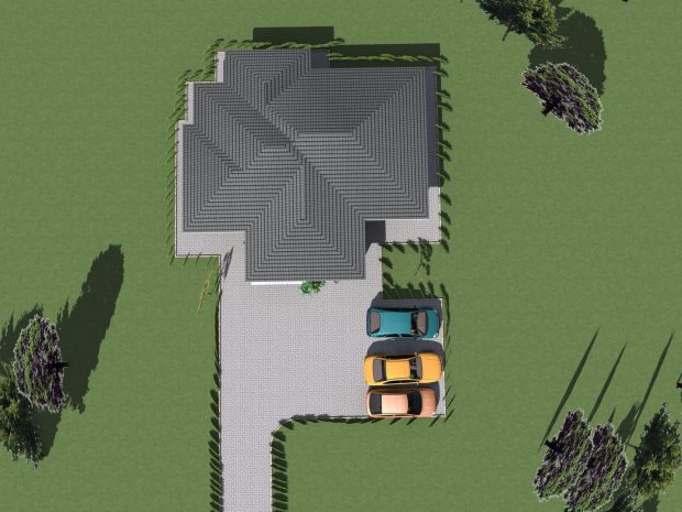 3 Bedroom Design 1239 B - Image 2
