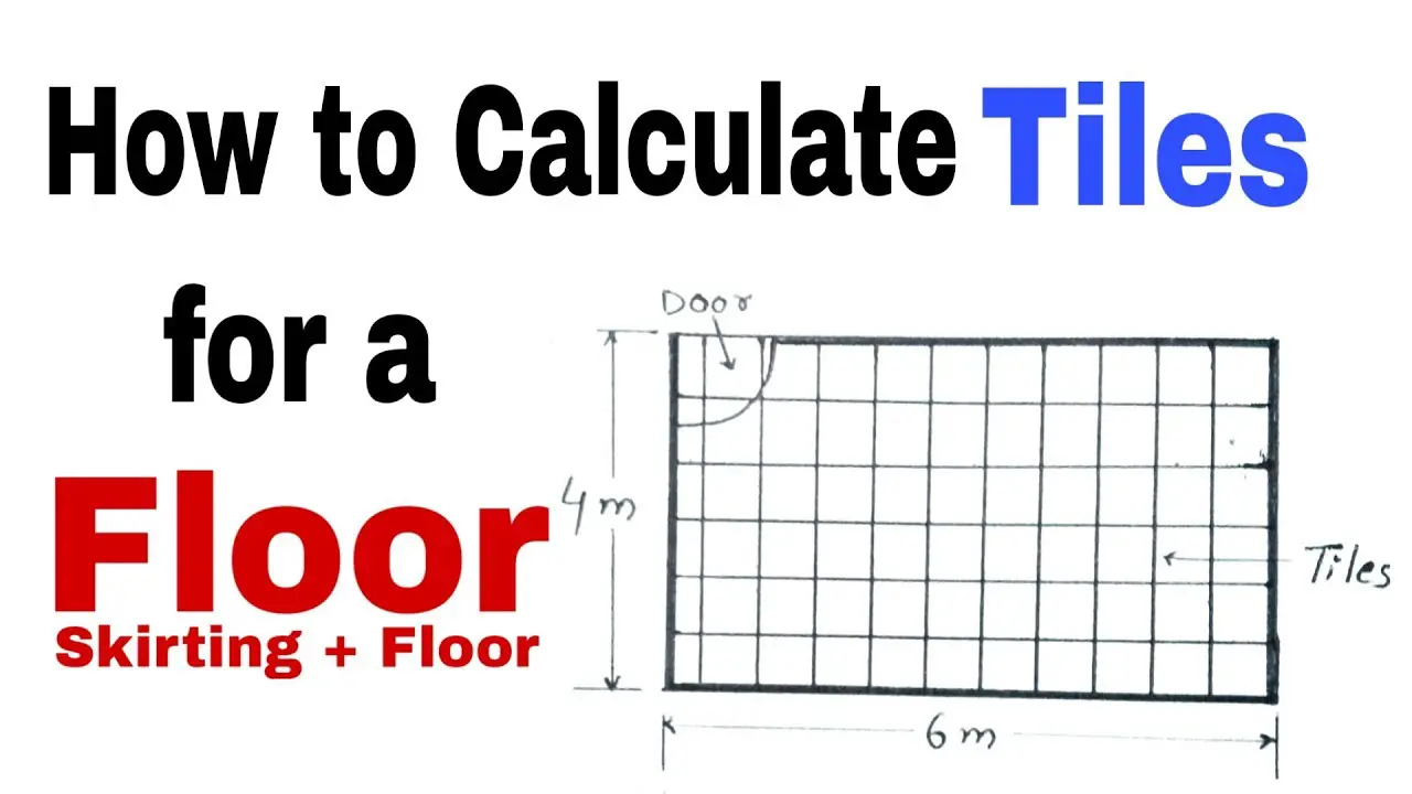 To Calculate Tiles Needed For A Floor, Tile Square Footage Calculator