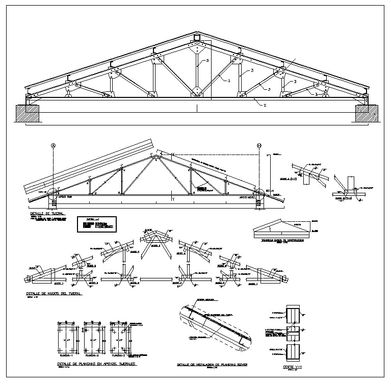 Steel Truss Details ; How to install Steel Trusses in your Home