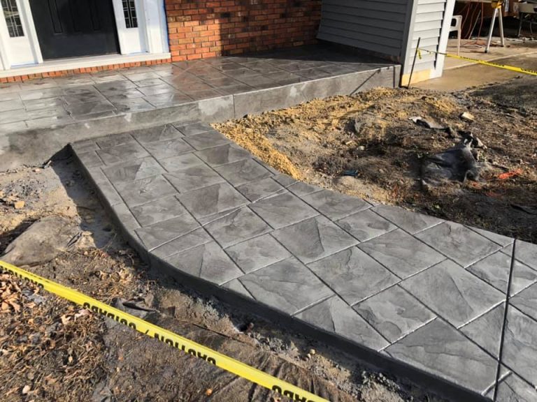 Stamped Concrete Vs Pavers Pavers & Stamped Concrete Pros and Cons