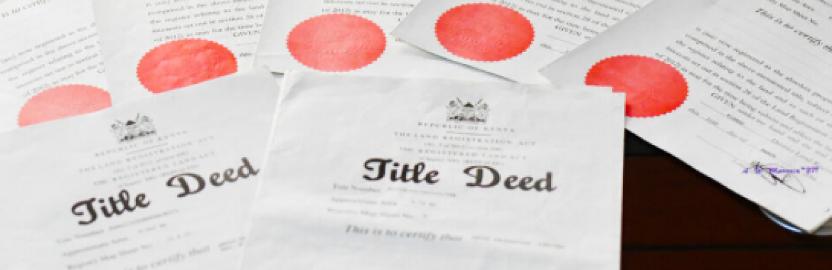 How To Check A Title Deed Online In Kenya