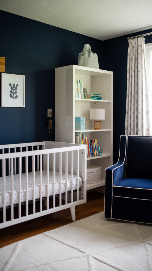 41 Toddler Boy Bedroom Ideas That Are Fun And Practical Updated 2025 A Photo Of A Toddler Boy S Bedroom With A Navy Blu Z VqsXESQS6cbSwreP5Dw 5MH54x ZSz PBKBl5uyS1w 620x1105
