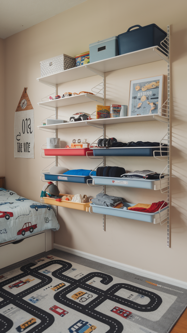 41 Toddler Boy Bedroom Ideas That Are Fun And Practical Updated 2025 A Photo Of A Toddler Boy S Bedroom With A Wall Mou PtrQrRJGRK61TXHi42z41A VY6bgT0kRXiHt1PMsa Trw 620x1105